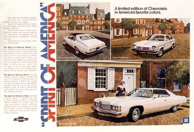 1974 Chevrolet Auto Advertising
